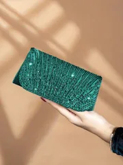 バッグ レディース ドレスバッグ ラインストーン装飾チェーンバッグ、磁気式クロージャー、エレガントなファッションパーティークラッチ、女性の誕生日パーティーに最適、魅力的な夕方用ショルダーバッグ