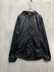 UNDER ARMOUR アンダーアーマー ランニング ウインドブレーカー ナイロン ジャケット sizeS/ブラック ■◇ レディース