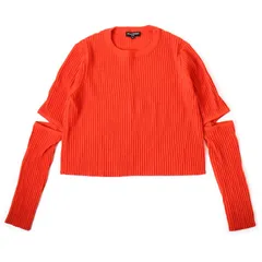 WC26568 美品 OPENING CEREMONY オープニングセレモニー リブ カットソー 0S オレンジ エルボーオープンのサムネイル
