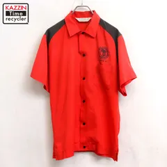 70s USA製 vintage Hilton ボーリングシャツ メンズ 表記Mサイズ