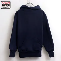 80s USA製 vintage RUSSELL ダブルフェイス 無地 スウェット パーカー メンズ 表記Sサイズ