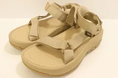 【中古】 Teva レディースサンダル 23 HURRICANE XLT 2 AMPSOLE Teva 23 ベージュ 肌色 ロゴ