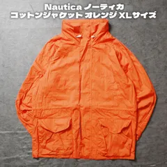 Nautica ノーティカ コットンジャケット オレンジ XLサイズ