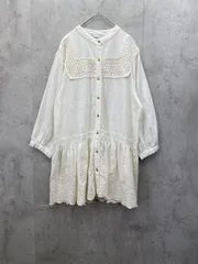 ZARA ザラ レース 刺繍 長袖 ブラウス シャツ sizeS/クリーム  ■◇ レディース