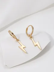 ジュエリー レディース イヤーアクセサリー  稲妻ドロップピアス