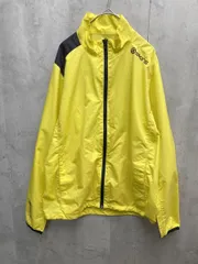 SKINS スキンズ ウインド ブレーカー ナイロンジャケット イエロー スポーツ ランニング トレーニング ウェア sizeL/黄 ■◇ メンズ