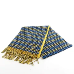 【超美品】HERMES エルメス ストール マフラー H エコセ レクトヴェルソ カシミヤ 約145×26 男女兼用【UE66】のサムネイル