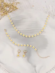 ジュエリー レディース セット バレンタイン、母の日、母への4点セット フラワーデコレーショングッズ