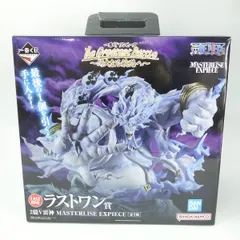 一番くじ ワンピース The Greatest Battle〜偉大なる航路へ〜 ラストワン賞 2億V雷神 MASTERLISE EXPIECE フィギュア　※中古