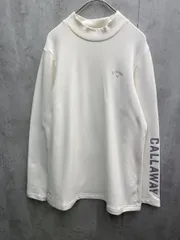 callaway キャロウェイ ゴルフウェア 長袖 モックネック Tシャツ sizeLL/白 ■◇ レディース