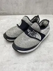 ザノースフェイス NF51792 ヌプシトラクションライトモック2ニット スリッポン スニーカー size27.0cm/グレー ◆■ メンズ