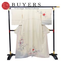 【中古】 小紋 正絹 パープル あずき色 江戸小紋 紗綾型 和装 呉服 和服 きもの レディース 女性 中古】 小紋 正絹 パープル あずき色 江戸小紋 紗綾型 和装 呉服 和服