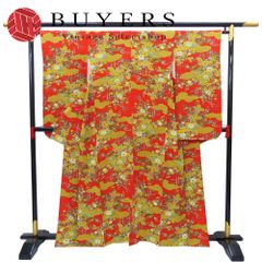 【中古】 小紋 正絹 パープル あずき色 江戸小紋 紗綾型 和装 呉服 和服 きもの レディース 女性 江戸小紋 小紋着物 レディース 正絹 紫 身丈159cm 裄丈63cm 仕立て