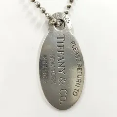 Tiffany&co オーバルタグネックレス リターントゥティファニー SV925