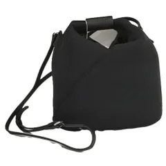 MM6 MAISON MARGIELA クロスボディバッグ ニット ブラック