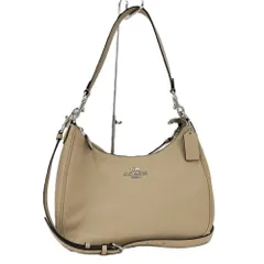COACH テリ ホーボー 2WAYバッグ ベージュ レザー CJ517