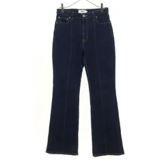 AZUL by moussy アズールバイマウジー コットン フレアデニムパンツ M インディゴ系 レディース 古着