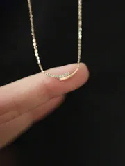 ジュエリー レディース ネックレス 925スターリングシルバー エレガントジオメトリック キュービックジルコニア ダブルレイヤーペンダントネックレス 1個、パーティー、日常着、友情のジュエリーやギフトに最適な女性用