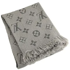 LOUIS VUITTON エシャルプ ロゴマニア マフラー モノグラム ウール シルク M74742