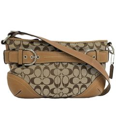 【美品】COACH コーチ ショルダーバック シグネチャー ダッフル ソーホー 美品】COACH コーチ ショルダーバック シグネチャー ダッフル ソーホー