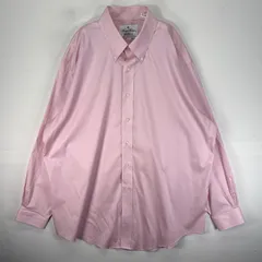 古着 ブルックスブラザーズ Brooks Brothers 長袖シャツ ボタンダウン COOL MAX XL  ピンク系 無地 メンズのサムネイル
