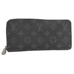 LOUIS VUITTON ジッピーウォレット ホリゾンタル ラウンドファスナー長財布 モノグラム エクリプス M11611