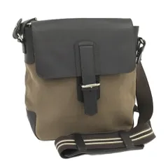 Dunhill ショルダーバッグ キャンバス カーキ