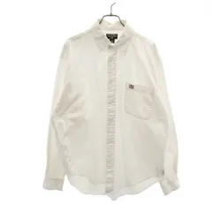 POLO JEANS COMPANY RALPH LAUREN ポロジーンズカンパニーラルフローレン 長袖 コットンシャツ M ホワイト メンズ 古着