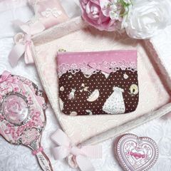 ♡家族の再会12㎝ファスナーポーチ♡ハンドメイド アレキサンダー