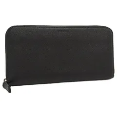 PRADA ラウンドファスナー 長財布 レザー ブラック 2ML317