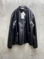 新品訳あり■Rocky Monroe ロッキーモンロー PUレザーシングルライダースジャケット sizeL/黒  ■◇ メンズ