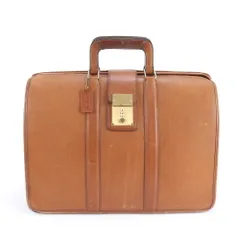 希少✨ COACH オールド コーチ 5420 ダレスバッグ ダイヤル A4可 オールド コーチ アメリカ製 レザー 5420 ビジネス ダレス バッグ 書類