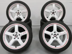 ジャンク品 4本 RMP Racing R50 18インチ 8.5J +45 120 スタッドレス BRIDGESTONE BLIZZAK VRX3 2023 245/40R18 FK系 シビックタイプR 等のサムネイル