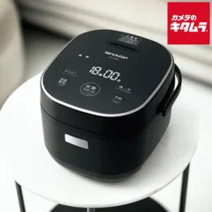 【新品】シャープ ジャー炊飯器 KS-CF05B-B ブラック系 [0.5~3合炊き] 《納期約２ヶ月》