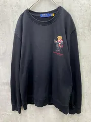 POLO RALPH LAUREN ポロ ラルフローレン 刺繍 スウェット sizeLG/黒 ■◇◎レディース