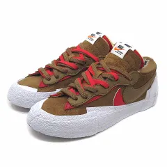 ナイキ NIKE サカイ SACAI コラボ ブレーザー ロー BLAZER LOW スニーカー DD1877-200 ブリティッシュタン 25.5cm