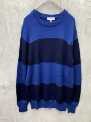 BEAUTY & YOUTH ビューティ&ユース ユナイテッドアローズ ウール ボーダー ニット セーター sizeS/青×黒 ◆■レディース