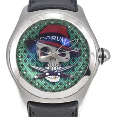 コルム CORUM 08..0001 バブル ギャング 888本限定 グリーン 自動巻き メンズ 美品 腕時計 D#146781のサムネイル