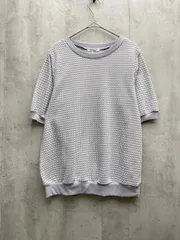 新品 CLASSICAL ELF クラシカルエルフ ハニカム柄ジャガードニットソー カットソー sizeL/アイスグレー ■◆レディース