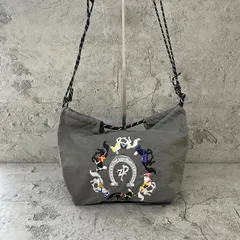 未使用級　Ball&Chain　ボールアンドチェーン　ショルダーバッグ　エコバッグ　馬　ホース　刺繍　ナイロン　グレー