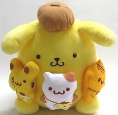 ポムポムプリン チームプリンみんなでお散歩でちゅ BIGぬいぐるみ