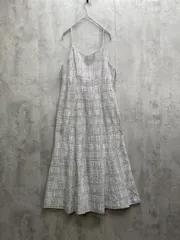 Lily Brown リリーブラウン グレンチェック キャミソール ワンピース sizeF/白ｘ黒 ■◇レディース