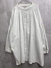 SM2 サマンサモスモス 綿麻 ブラウス シャツ sizeF/薄緑 ■◇レディース