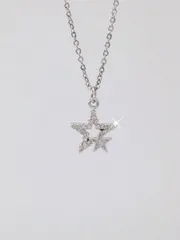 ジュエリー メンズ ネックレス レトロゴシックパンクスタイル ラインストーンスターネックレス ユニセックス