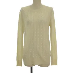 ユナイテッドアローズ ビューティー&ユース ケーブルニット セーター ホワイト L  ■GY12