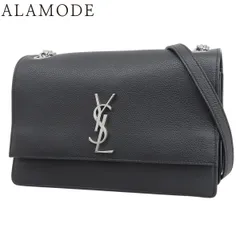 SAINT LAURENT PARIS(サンローランパリ) チェーンショルダーバッグ ショルダーバッグ 肩掛け 斜め掛け YSLロゴ レザー ブラック黒 シルバー金具 515823 レディース 40802178903【中古】【アラモード】