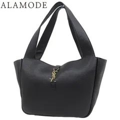 SAINT LAURENT PARIS(サンローランパリ) ル・サンカセット ベア トートバッグ 肩掛け ショルダー LE 5  7 BEA レザー ブラック黒 ゴールド金具 763435 レディース 40802188880【中古】【アラモード】のサムネイル