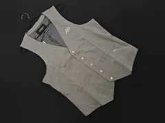 新品 kappa カッパ ラインストーン ベスト sizeL/グレー ■◇ メンズのサムネイル