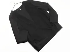 GEORGES RECH ジョルジュレッシュ シフォン ドレープ 切替 ブラウス シャツ size38/黒 ■◇ レディースのサムネイル