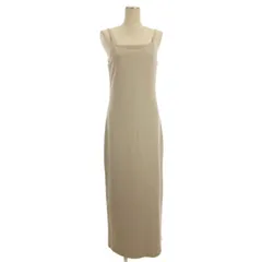 ボンジュールサガン bonjour sagan タグ付き キャミソール ワンピース ロング ベージュ系 S ■GY12